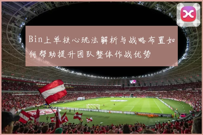 Bin上单核心玩法解析与战略布置如何帮助提升团队整体作战优势